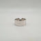 Bague 54 Bague or blanc sertie de diamants 58 Facettes