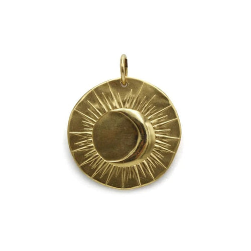 Pendentif Arthus Bertrand L'Eclipse - Pendentif médaille en or jaune 750‰ 58 Facettes 250467R