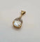 Pendentif Pendentif en Or jaune, Aigue marine 58 Facettes