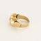 Bague 57 Bague Tank en or jaune et diamants 58 Facettes RAM3338X2