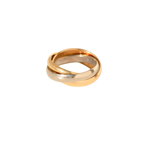 Bague 49 Cartier Trinity - Bague en or 18 carats (750), XXe siècle 58 Facettes