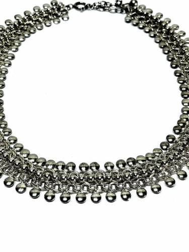 Collier Collier à motif de boules en argent 58 Facettes