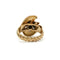 Bague 52 Bague Godronnée - Or jaune, Platine & Diamants 58 Facettes 250315R