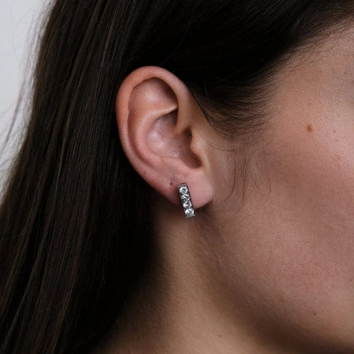 Boucles d'oreilles Boucles d'oreilles en Or blanc & diamants 58 Facettes