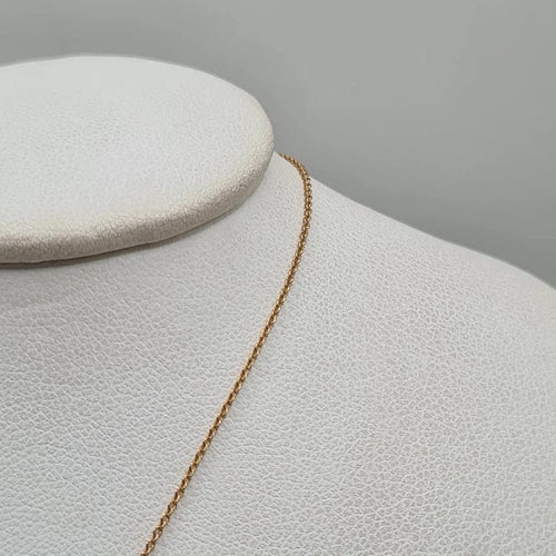 Collier Collier or rose, cercle en diamants 58 Facettes