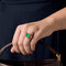 Bague 56 Bague en or jaune 18K sertie d’une émeraude 5 ct 58 Facettes 58FC161