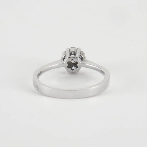 Bague 54 Bague en Or Blanc & diamants 58 Facettes