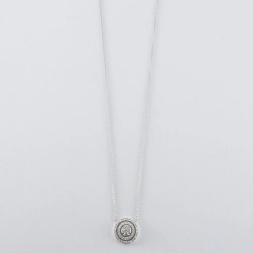 Collier Collier en or blanc & diamants 58 Facettes