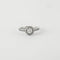 Bague 50 Bague Solitaire Or blanc Diamants 58 Facettes