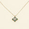 Collier Collier Roberto Coin Princess Flower Or rose, Diamants et Malachite 58 Facettes OC-63900026