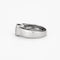 Bague 59 Bague jonc or gris saphir et diamants 58 Facettes GU32