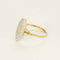 Bague 54 Bague marquise en or jaune, or blanc et diamants 58 Facettes 58FC109