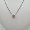 Collier Collier or blanc 18 carats serti d'un diamant naturel certifié LFG 58 Facettes