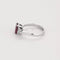 Bague 54 Bague - Rubis ovale et diamants en or blanc 18k 58 Facettes LJ25-302