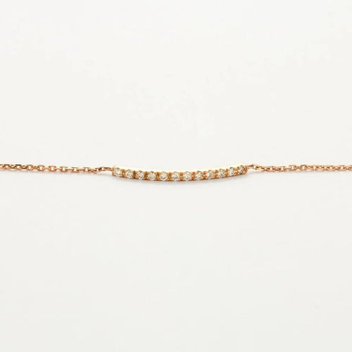 Bracelet Bracelet Or barrette de Diamants 58 Facettes