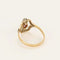Bague 68 Bague "aigrette" en platine et or rose 58 Facettes 58FC100