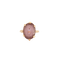 Bague 46 Bague Or jaune, quartz rose 58 Facettes