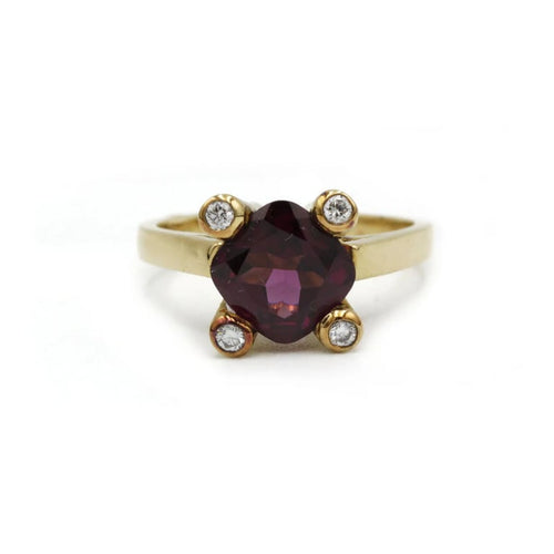 Bague 54 ROLAND SCHAD - Bague Rhodolite 58 Facettes 240332R