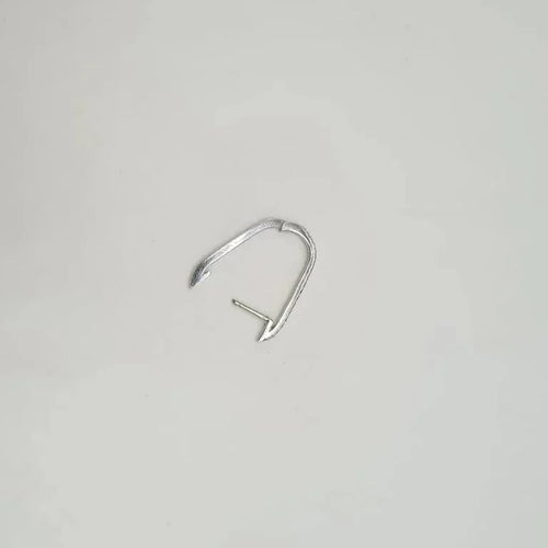 Boucles d'oreilles Créoles or blanc 18 carats serties diamants naturels 58 Facettes