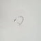 Boucles d'oreilles Créoles or blanc 18 carats serties diamants naturels 58 Facettes