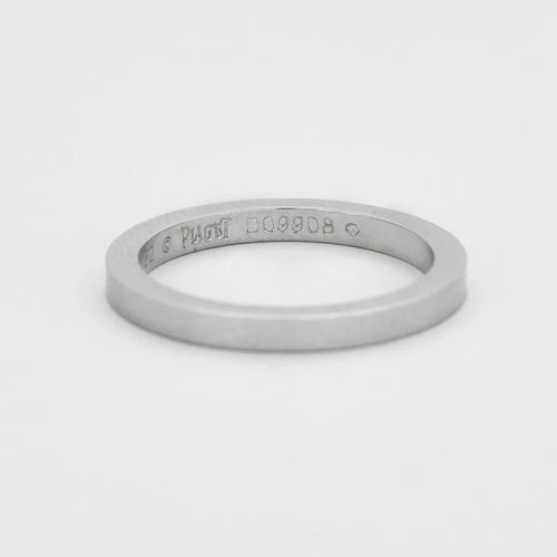 Bague 62 Piaget - Alliance en platine et petit diamant 58 Facettes B1