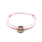 Bracelet Bracelet or rose, diamants sur cordon signé Ely Bela 58 Facettes