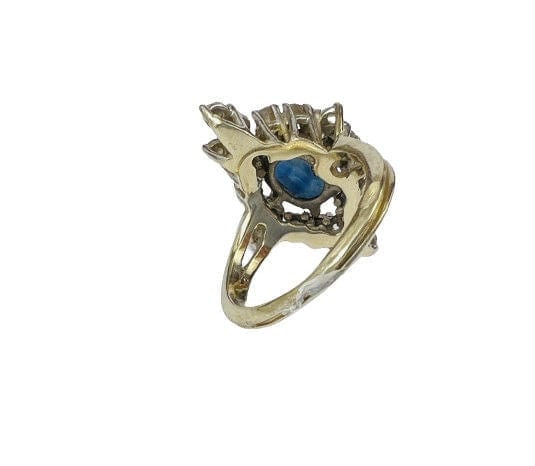 Bague 50 Bague Marquise Or Saphir Diamants 58 Facettes 20400000710/ ch