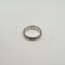 Bague 54.5 Alliance or blanc 18 carats sertie d’un diamant naturel 58 Facettes