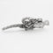 Boucles d'oreilles Boucles d'oreilles clips en platine et diamants taille brillant et baguette 58 Facettes AB34