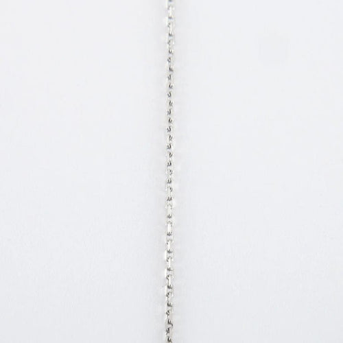 Collier Collier or blanc pavage diamants 58 Facettes