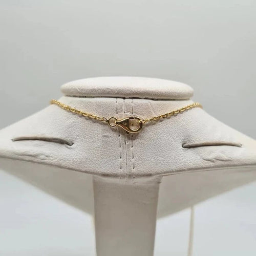 Collier Chaine or jaune 18 carats diamantée 58 Facettes