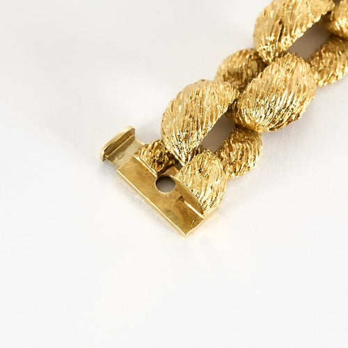 Bracelet Bracelet en or jaune ciselé 58 Facettes SOI3768