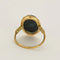 Bague 52 Bague scarabée cabochon en or jaune 18k et pierre dure décorative 58 Facettes DADB-11