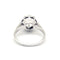 Bague 51 Solitaire platine diamant 58 Facettes 150134R