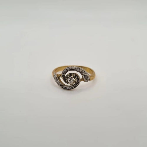 Bague 52 Bague or jaune diamant 58 Facettes