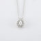 Collier Collier Or blanc Diamants 58 Facettes