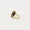 Bague 50.5 Bague ancienne - Bague entourage saphir ovale en or 18 carats et diamants 58 Facettes 1934