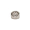 Bague 53.5 Bague or blanc sertie de diamants naturels 58 Facettes