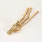 Boucles d'oreilles Boucles d'oreilles note de musique en or rose 18k et saphirs 58 Facettes N2984