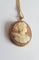 Collier Collier chaîne et pendentif camée en or jaune 18k 58 Facettes