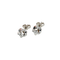 Boucles d'oreilles Ohrstecker - Boucles d’oreilles en or blanc 14 carats et diamants 58 Facettes 2833