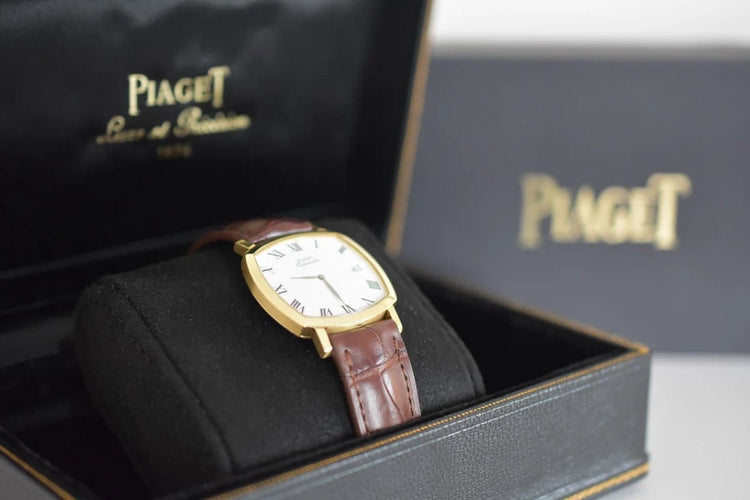 Montre PIAGET - Montre "Coussin" automatique, réf. 13406, or jaune, vers 1978 58 Facettes PIA-100