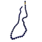 Collier Collier - 61 perles de lapis-lazuli et fermoir en or jaune 18 carats 58 Facettes