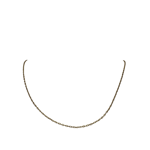 Collier Chaîne fine classique en or jaune 18 carats, 53 cm 58 Facettes 250018