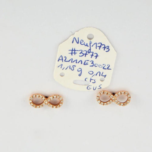 Boucles d'oreilles Boucles d'oreilles en Or rose  & diamants 58 Facettes