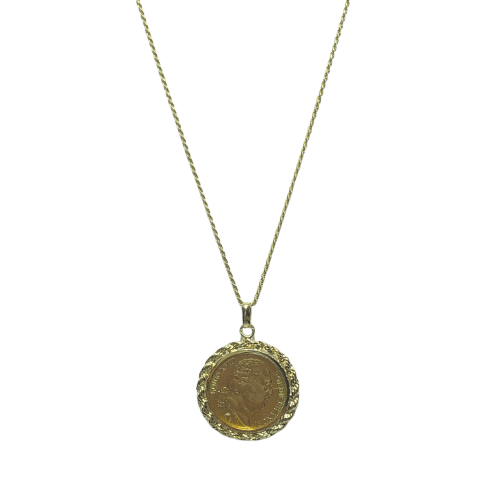 Pendentif Pendentif pièce 20 francs Louis XVIII en or 18 carats 58 Facettes 250362