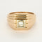 Bague 53 Bague chevalière en or jaune et diamant 58 Facettes VAN0695