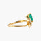 Bague 53 Bague Emeraude et Diamants 58 Facettes