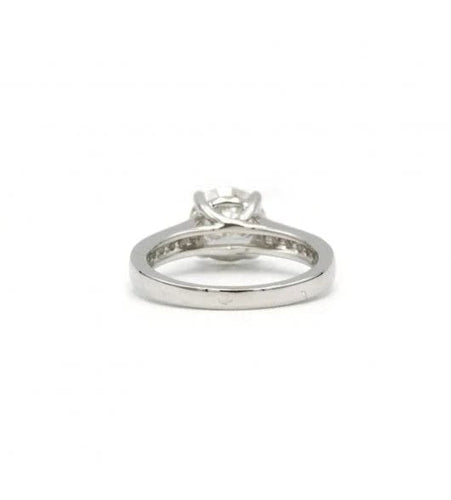 Bague 53 Solitaire accompagné - 1,88 carats I VVS2 58 Facettes 240084R-230328R