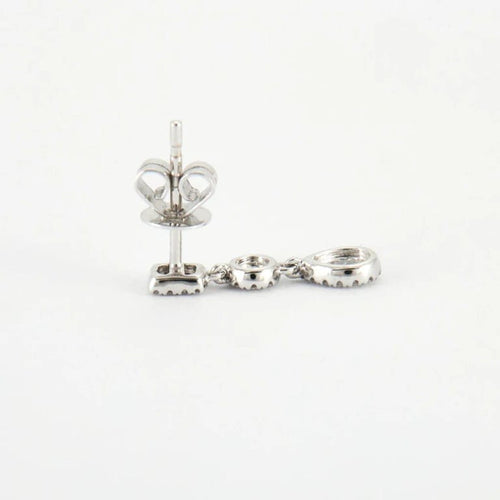 Boucles d'oreilles Boucles d'oreilles en Or blanc & diamants 58 Facettes